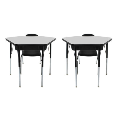 Laminate 30 in. h x 36 in. w Classroom Desk & Chair Package