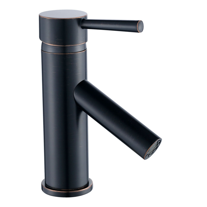 Euro Collection Single-Handle Deck-Mount Short Vessel Lavatory Bathroom Sink Faucet - Oil Rubbed Bronze, Oil Rubbed Bronze
