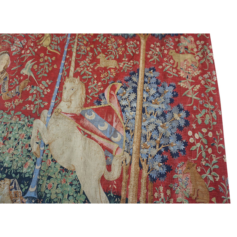 Antique Tapestry Europe Flat Weave Rug
