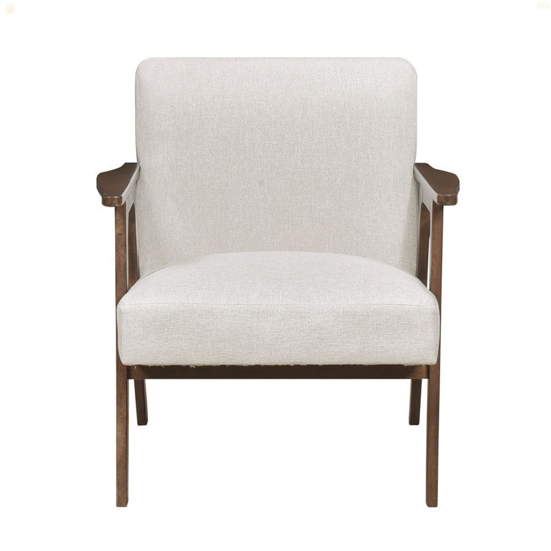 Fauteuil d'appoint contemporain Modern Wood Furniture, Beige