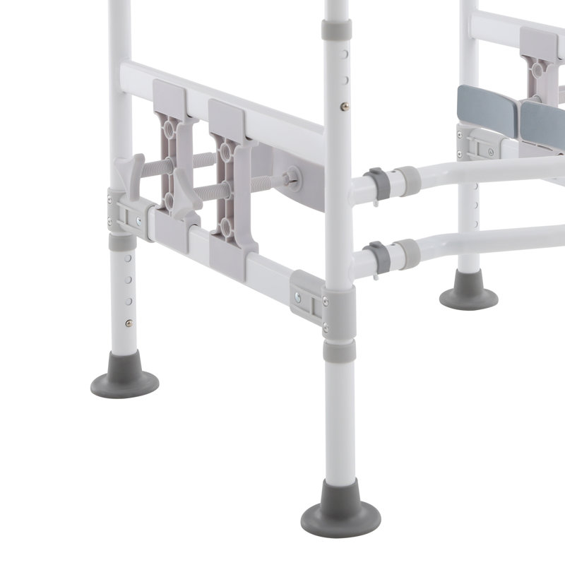 Rails de sécurité réglables pour toilette