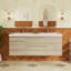 Ensemble de meuble-lavabo mural 59 po avec plateau en résine 59 po-1273943107