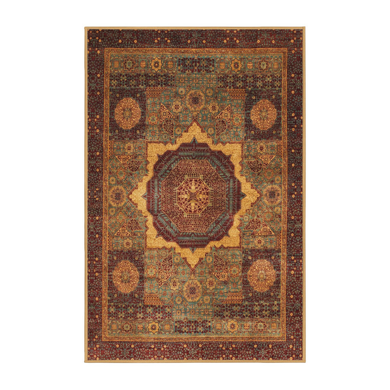 Abstract Indoor Rug, Rectangle 8' x 10'