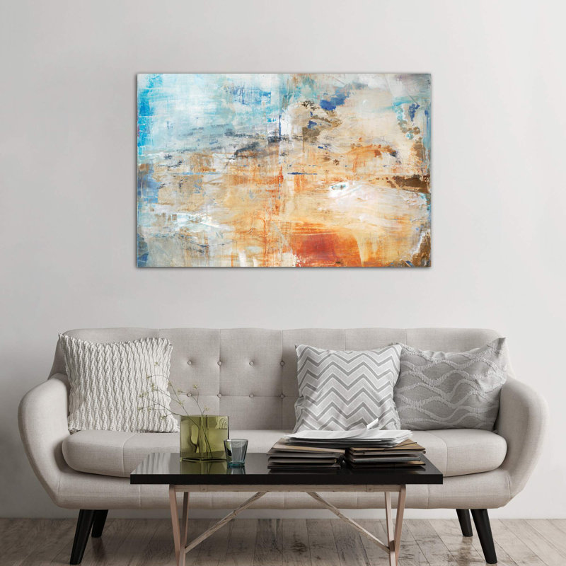 Cloud Burst by Michelle Oppenheimer - Painting on Canvas, Wrapped Canvas, 20.32 cm H x 30.48 cm W