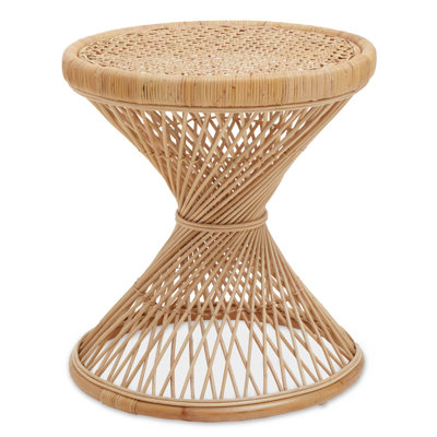 Bourbeau Rattan Accent Stool
