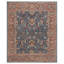 Samarkand 128 Area Rug In Turquoise / Rust-1243664140