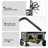 Stroller For 4 Kids, Foldable 4 Seats Outdoor Stroller Wagon With Canopy-123300915