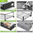 Under Bed Storage With Wheels, 2-Pack Under The Bed Storage Containers With Clear Lids  Label, Underbed Storage Bins, XXL 60L Rolling Metal Drawer For Clothes, Shoes, Toys, Books - Black