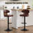 Swivel PU Leather Adjustable Height Bar Stool-17264054