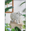 Figurine 18,1 x 9,6 x 13,8 po en forme de mouton au fini vieilli pour la console