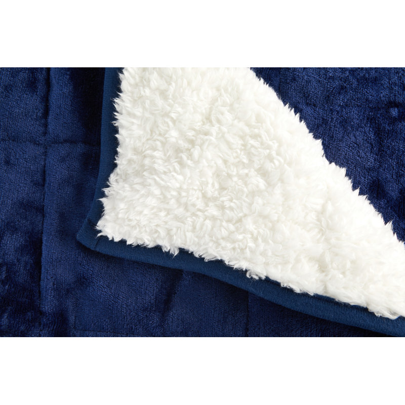 Hornsey Throw Blanket, W127 x L152cm, Navy Blue