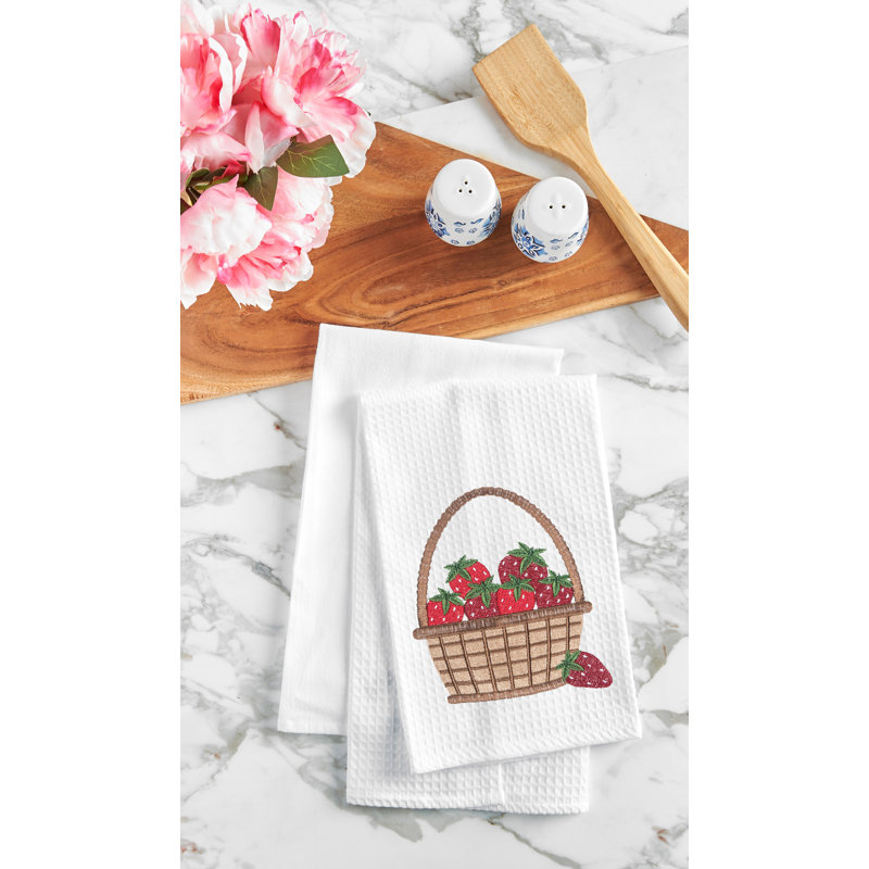 Serviette de toilette fraise