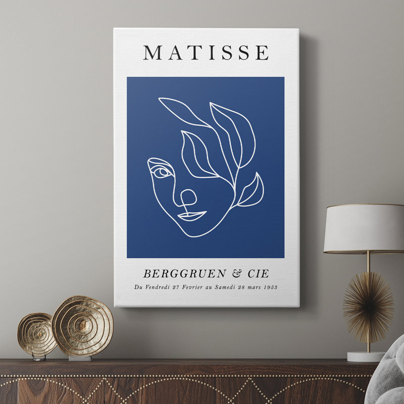 Matisse Ccc, reproduction d'art encadrée sur mesure, galerie Cavas, H 27 po x l 18 po