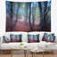 Tapisserie «Schafer Landscape Mysterious Fairytale» en bois vert-28505740