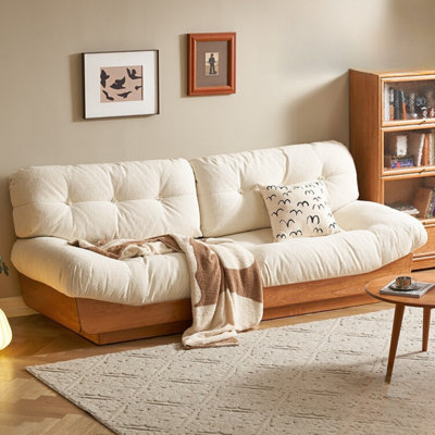 Simple -style Solid Wood Sofa