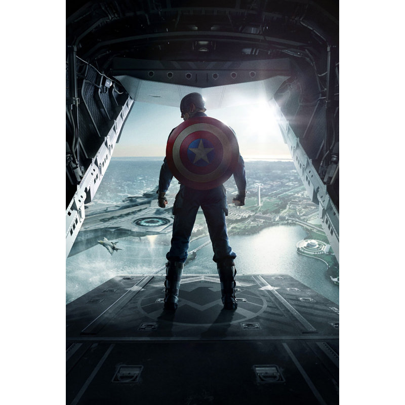 Captain America The Winter Soldier, H 18 po x l 12 po