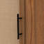Unité de rangement de coin pour chambre à coucher, porte, limite de charge de 88 livres, base triangulaire stable en métal intégrée à la machine, stratifié réglable, benne basculante, tablette noire à poignée souple avec charge, panneau de porte, angle,