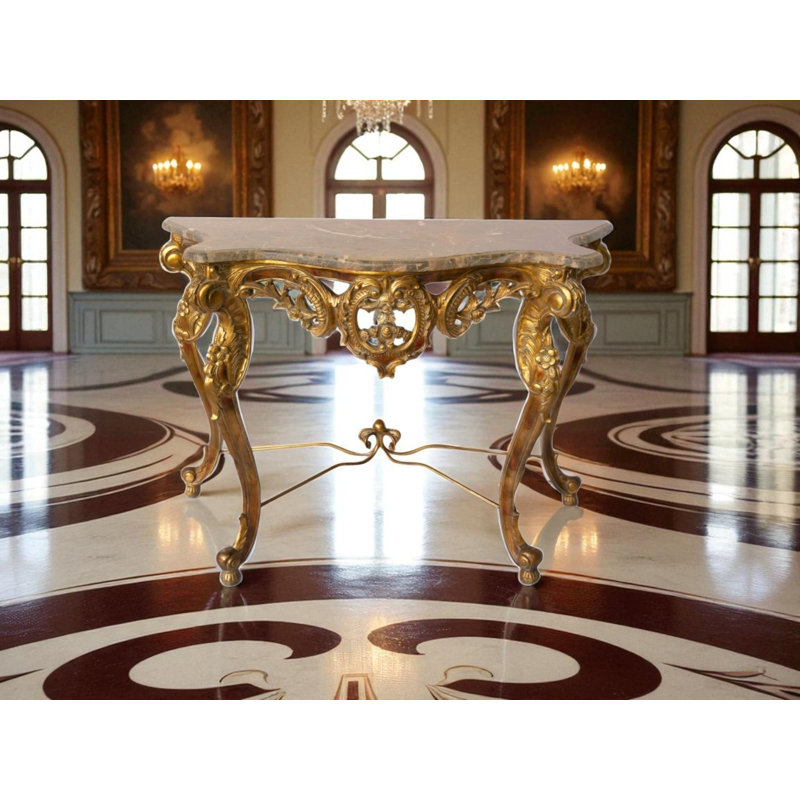 Rosia 49.61'' W Marble Console Table