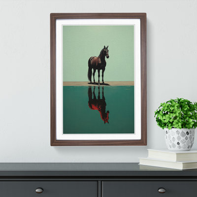 Horse Minimalism No.3 - Framed Print
