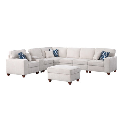 Rene Sectional Sofa With Ottoman