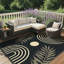 Tapis intérieur / extérieur réversible Shimeek, tapis extérieur en plastique imperméable-1177345695-1199818593
