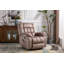 Fauteuil inclinable 39,4 po en velours avec lève-personne et fauteuil chauffant