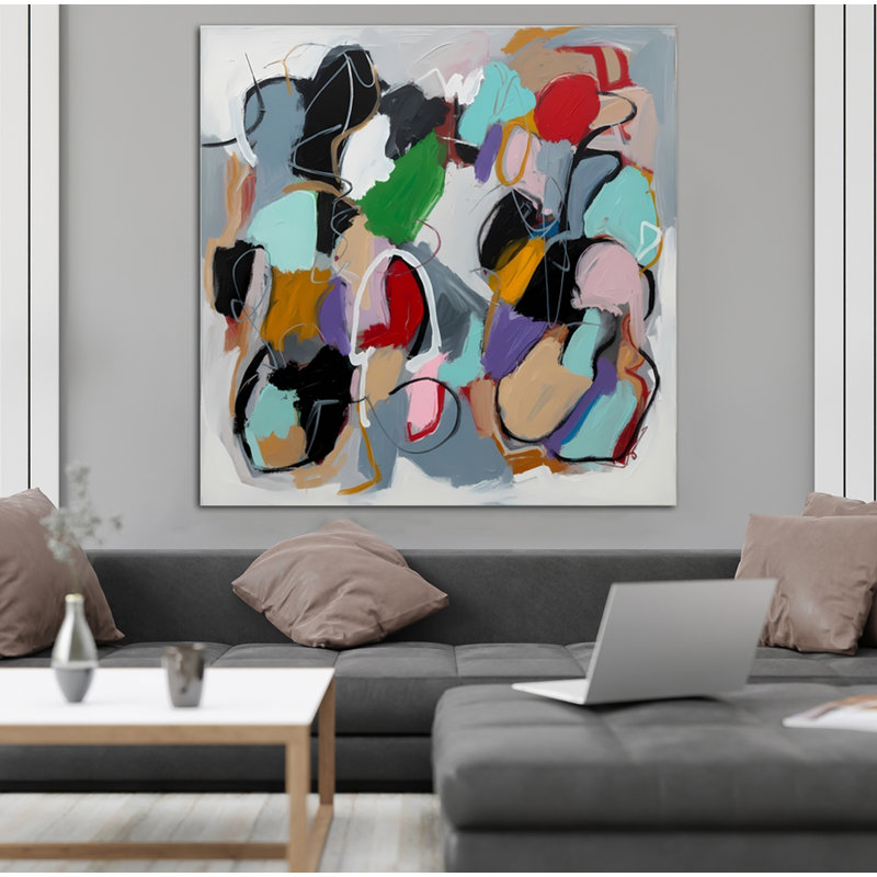 Contours Of Stillness, 54" H x 54" W