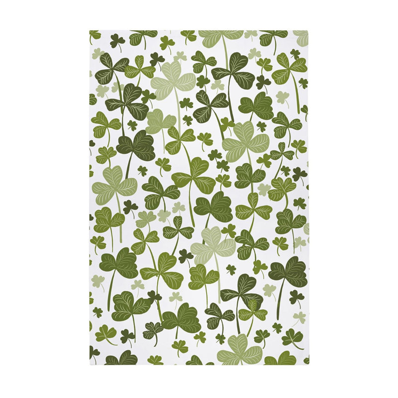 Shamrocks Floral Tea Towel Kitchen Towel