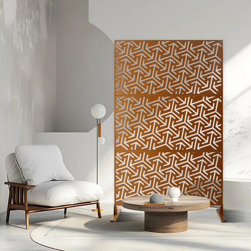 Écran d'intimité pour l'extérieur et l'intérieur, Brun