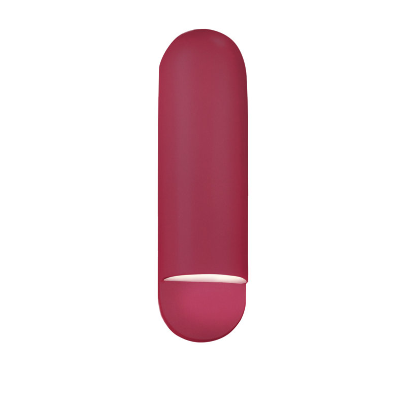 Plafonnier encastré d'extérieur câblé Bharath, Cerise, H 20 po x l 5 po x P 4 po