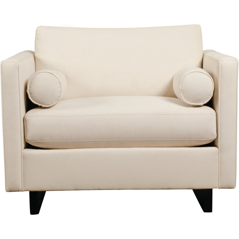 Fauteuil l 40,5 po Paxton, Mélange de polyester beige