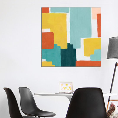 Block Abstract III by Grace Popp - Wrapped Canvas Painting