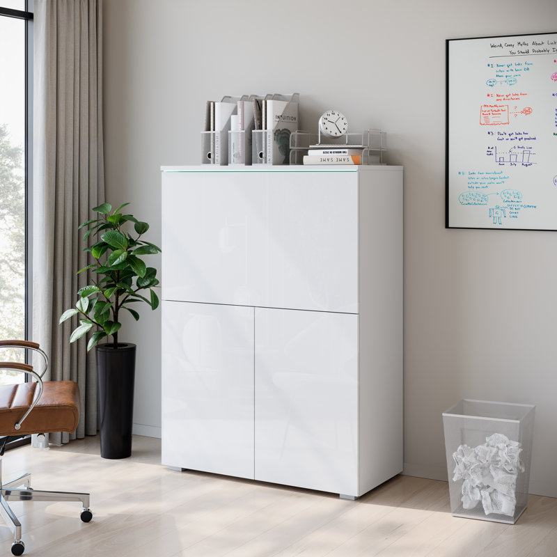 Tarcia Storage Cabinet, White