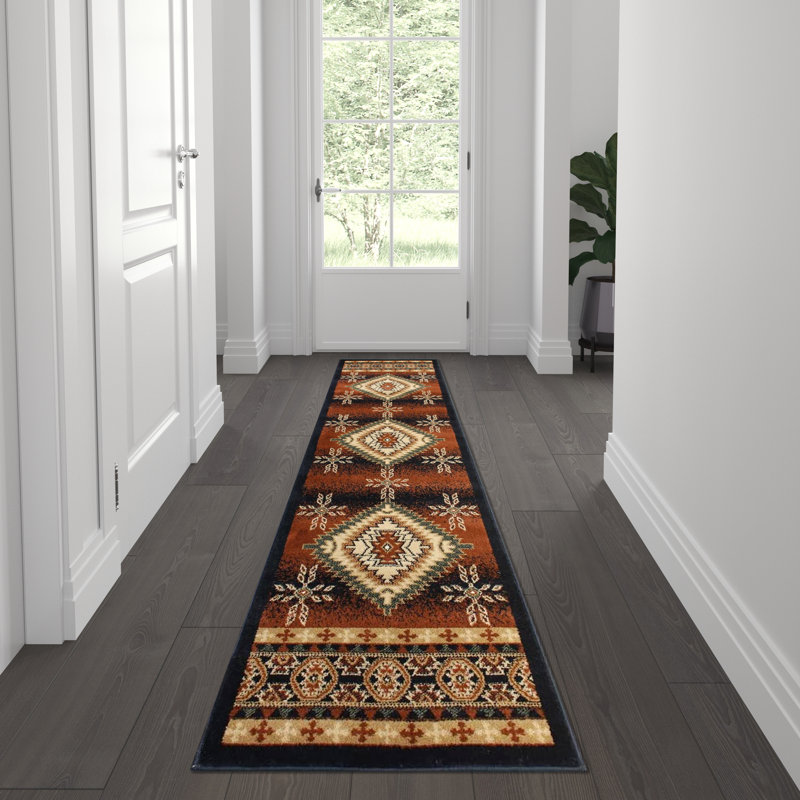 Tapis d'intérieur à thème Brandessa, Tapis de couloir 2 pi x 7 pi