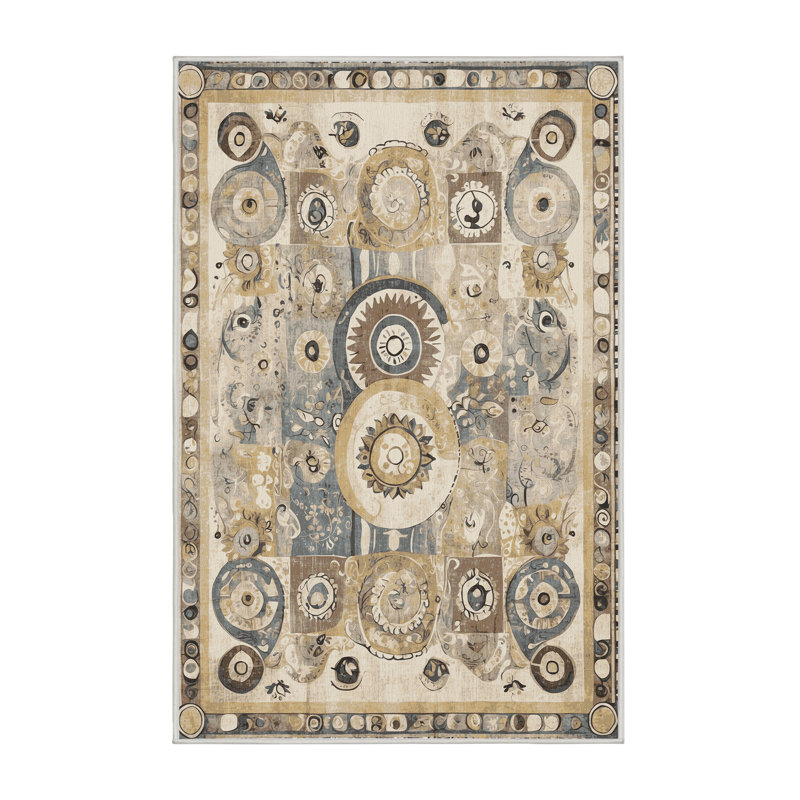 Energetic Streak Rug, Rectangle 5' x 8'