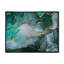 Turquoise et gris, art abstrait fluide de luxe II, reproduction sur toile-67311731-67311737-119116647