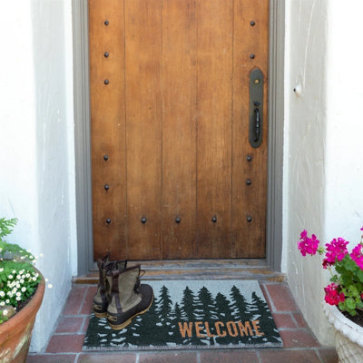 Paillasson KAF Home New Coir, robuste, résistant aux intempéries