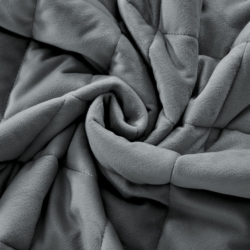 Ensemble de courtepointe Pointehaven, Courtepointe pour lit simple + 1 taie décorative , Gris argenté