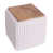 100 % coton blanc est en rupture de stock