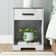 Carnforth 1 - Drawer Nightstand in Whitewash/Rustic Grey