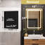 Armoire à pharmacie de salle de bain, armoire encastrée ou à surface éclairée-83296062-83296063