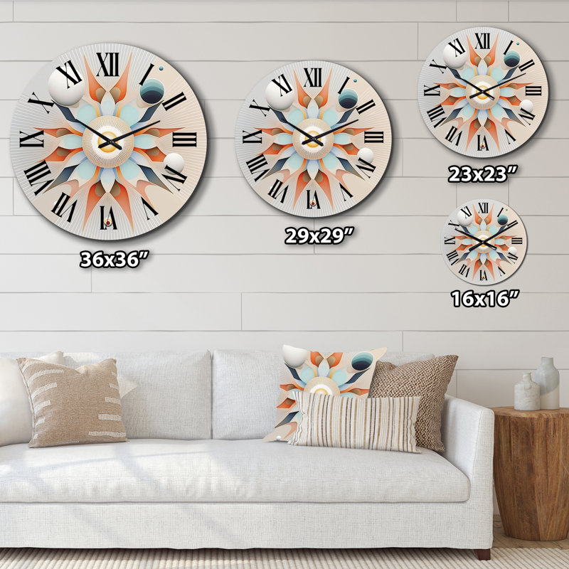 Horloge murale en métal, Petit
