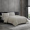Vera Wang Puckered Texture Cotton Grey Duvet Cover Set