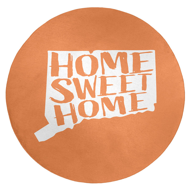 Chenille Indoor Rug, Round 5'