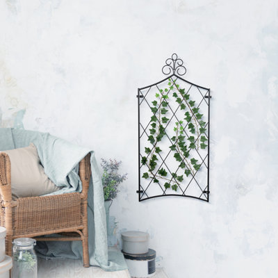 126.2Cm H x 61Cm W Metal Lattice Panel Trellis
