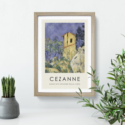 House with the Cracked Walls by Paul Cezanne - Picture Frame Painting