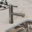 Whitehaus Collection Stainless Steel Single Lever Kitchen Faucet with Pull-Out Spray Head-1260462126