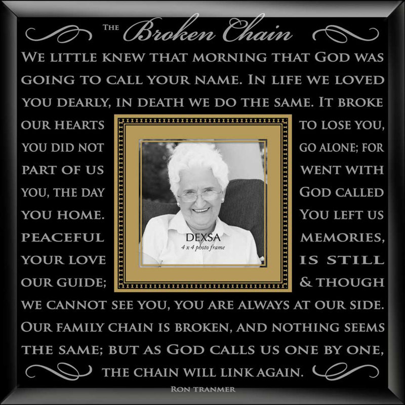 Pompen Glass Beveled Picture Frame