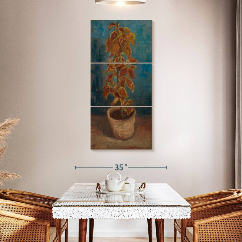 Flame Nettle In A Flowerpot, 52" H x 24" W