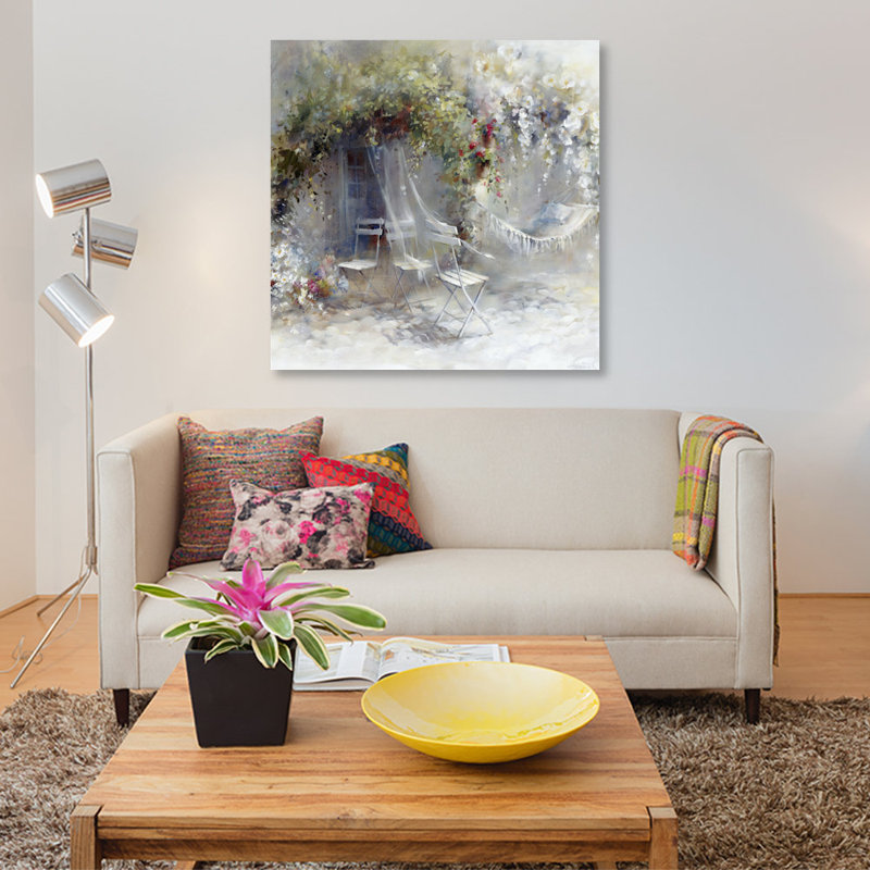 «Just Peace», reproduction sur toile, H 37 po x l 37 po x P 1,5 po, Toile tendue, Pas de tapis